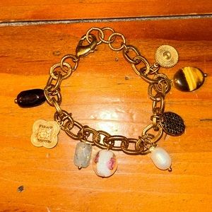 Chico’s Gold Costume Charm Bracelet